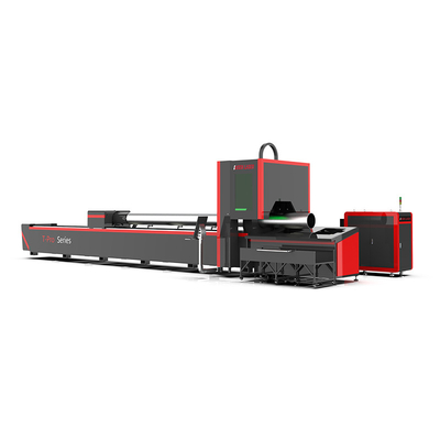 1kw 1500w raycus water cooled laser cutting machine with rotary attachment for metal pipe cutting